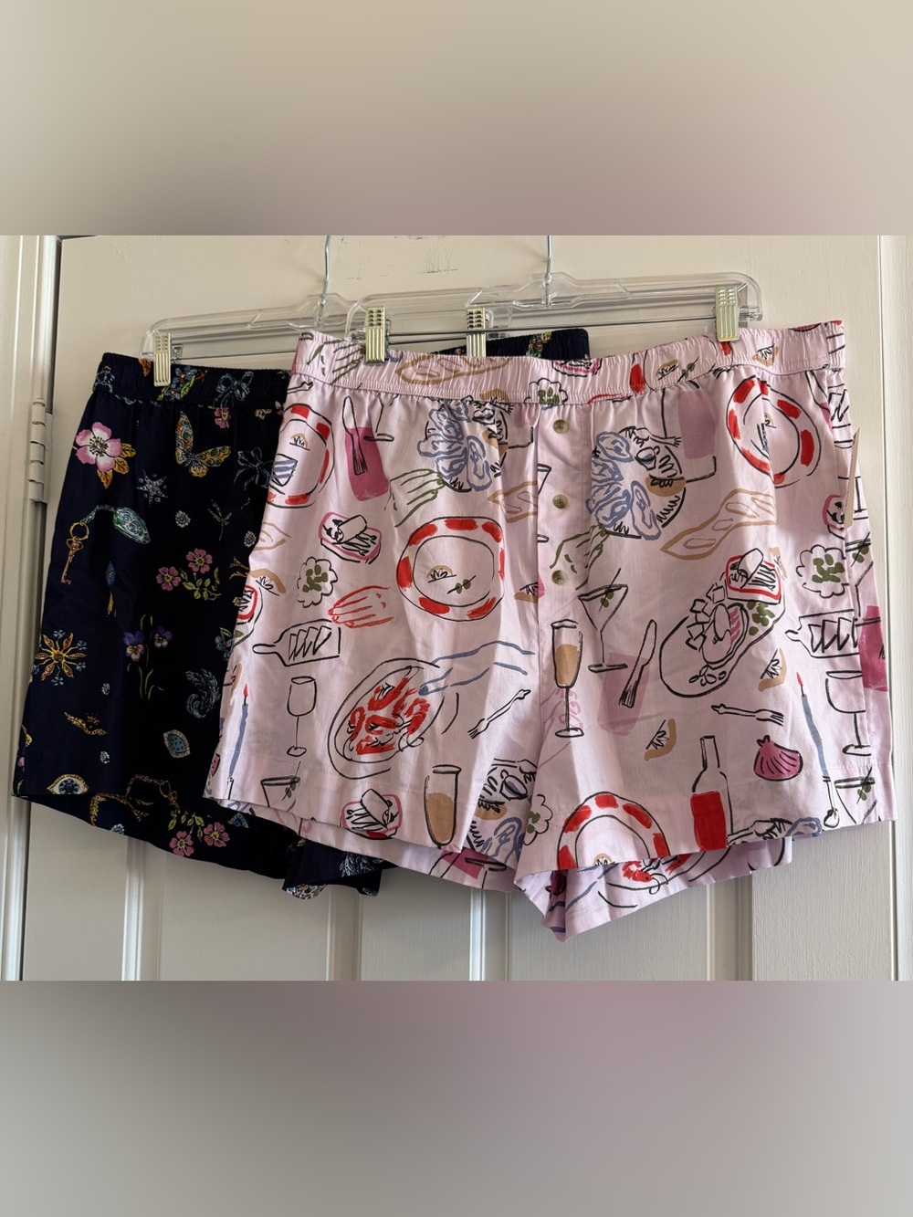 BUNDLE Anthropologie Lyrebird Cloud Flannel Shorts 100% Cotton